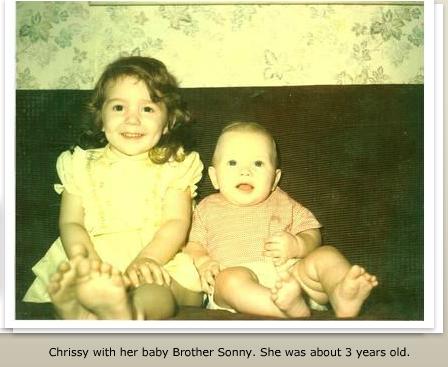 Chrissy and her brother Sonny